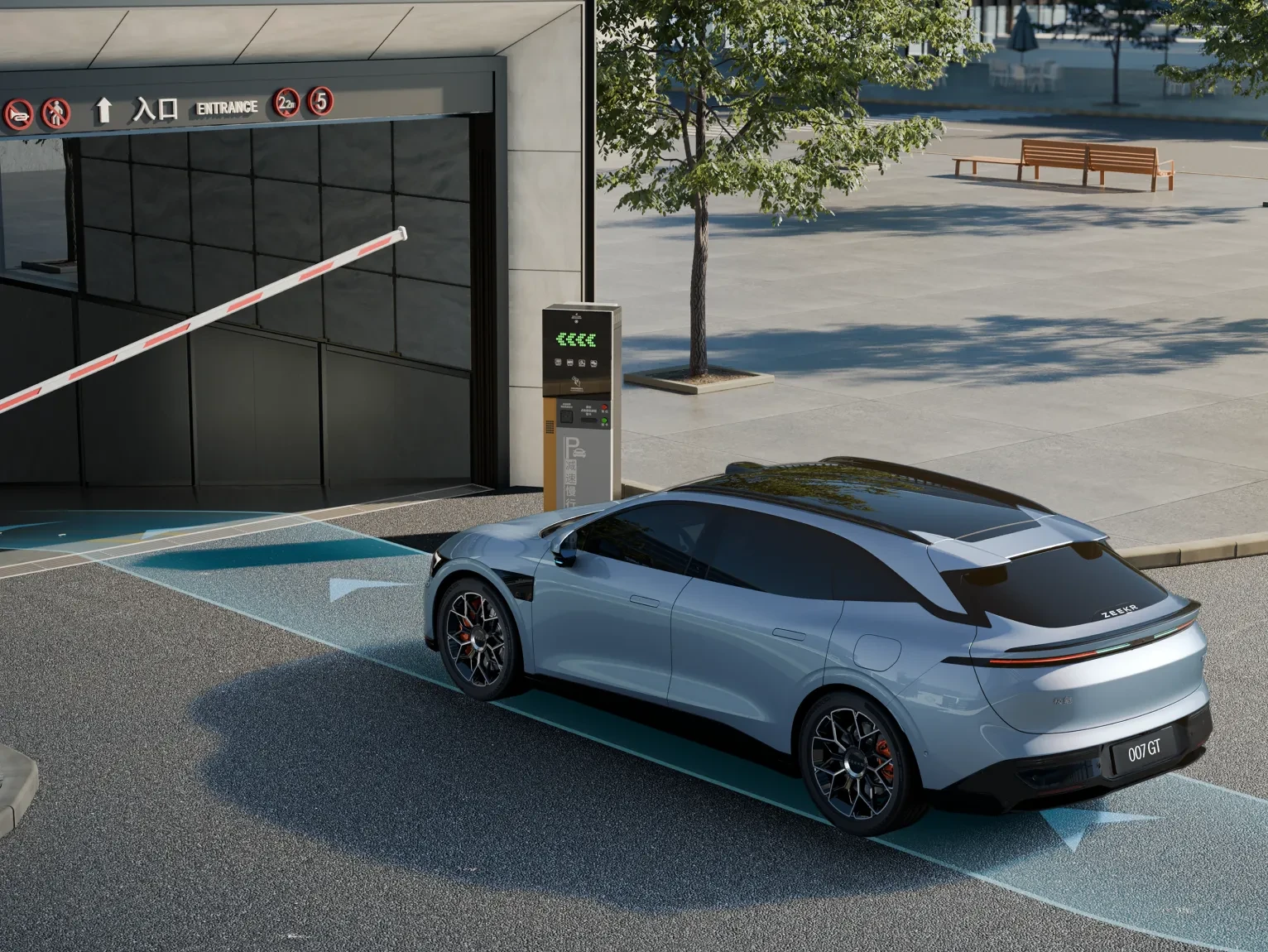 Zeekr 007GT 103 kWh RWD Max exterior view