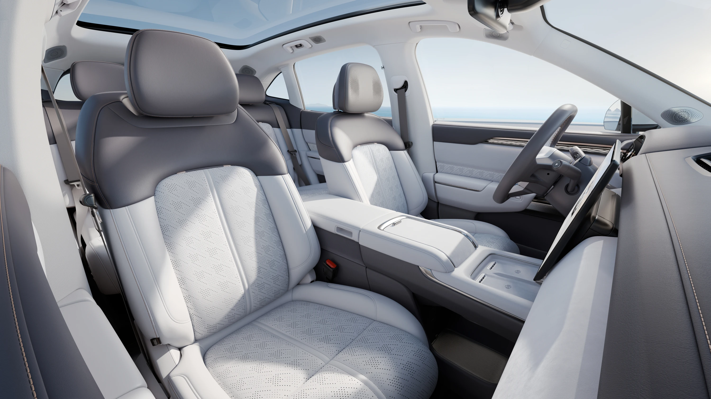 Zeekr 7X Standard Range RWD frontseats view