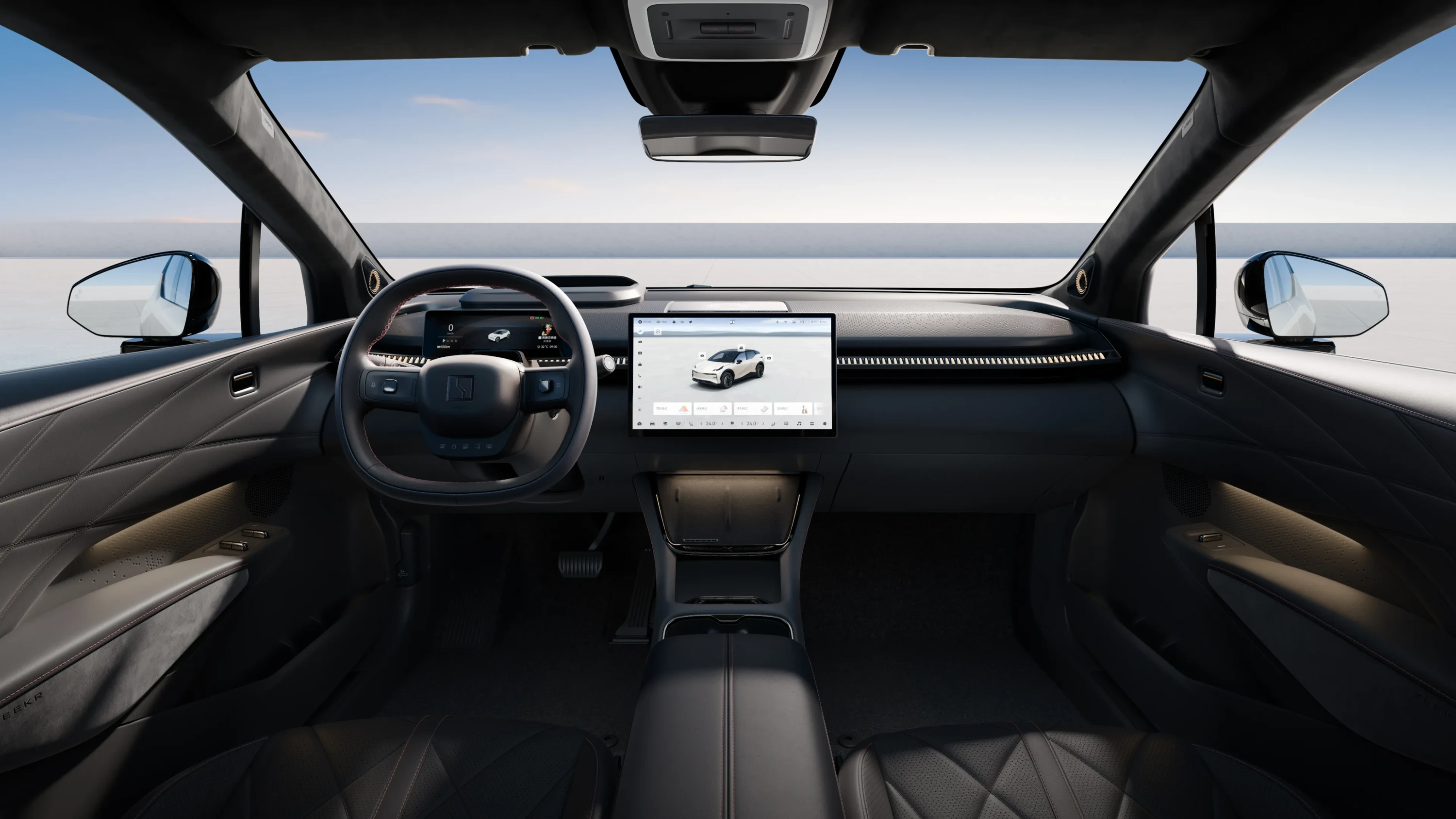 Zeekr X AWD interior view