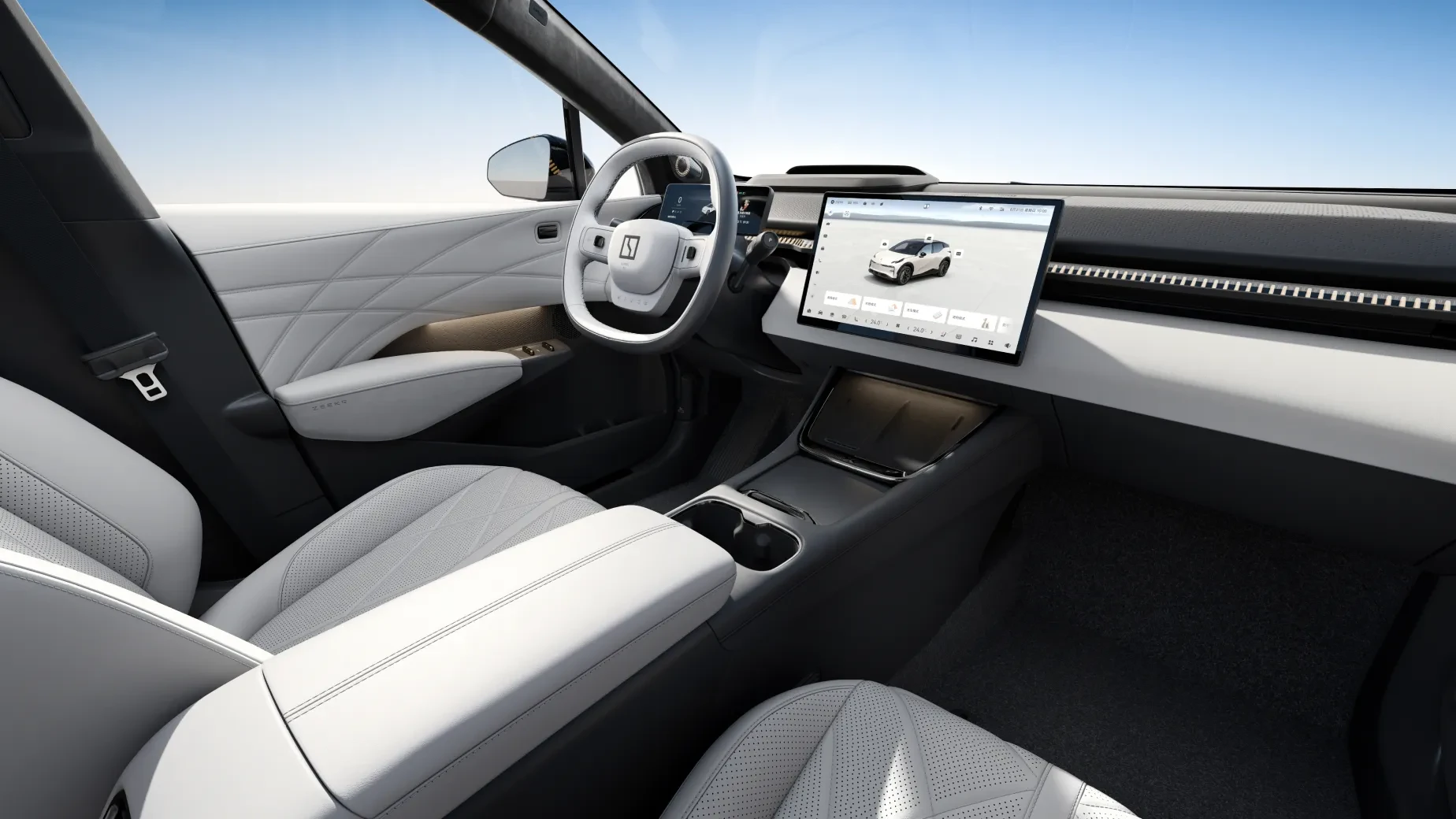 Zeekr X AWD interior view