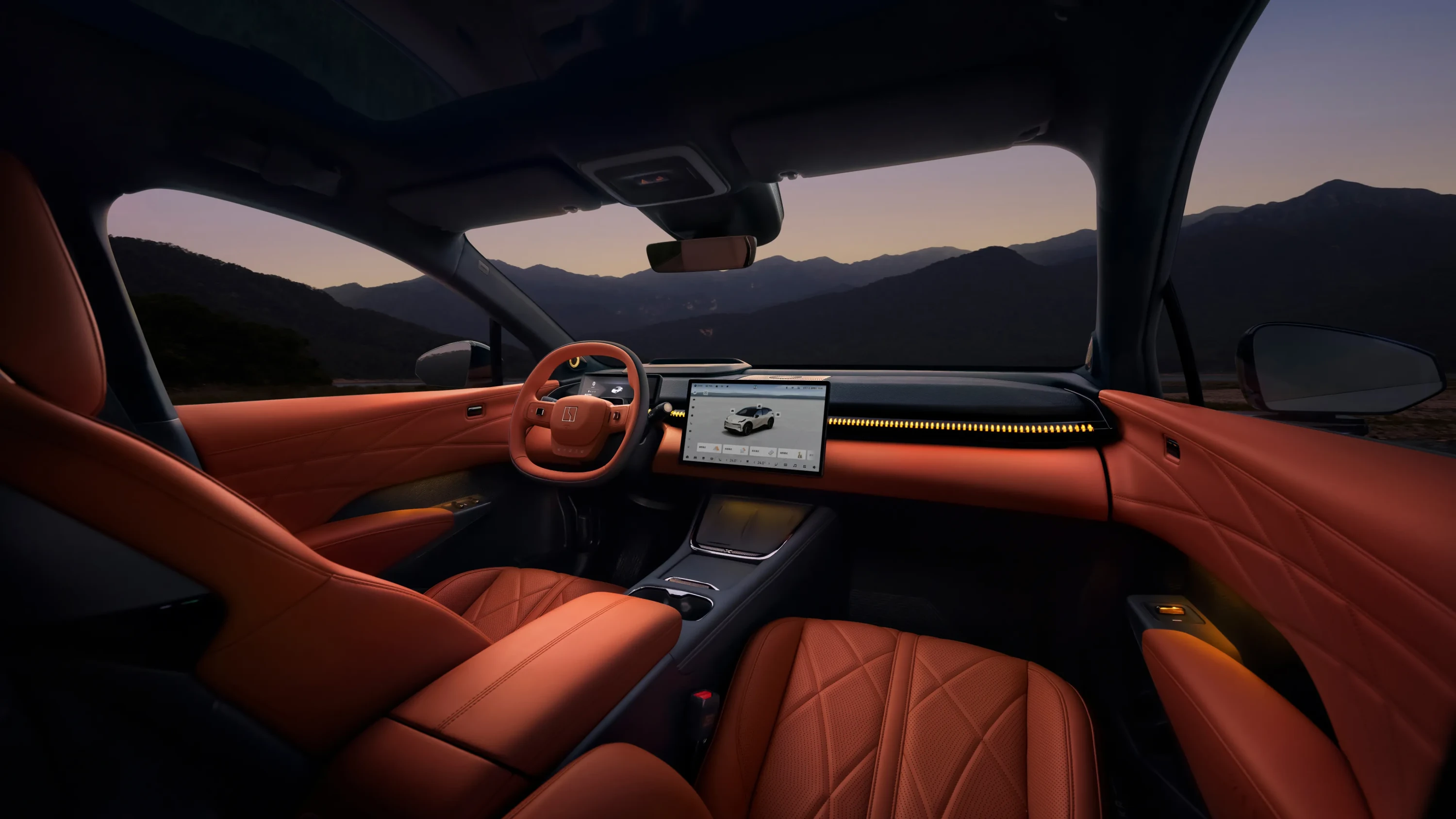 Zeekr X AWD interior view